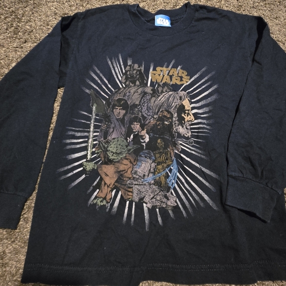 Star Wars vintage kids long sleeve t-shirt szL - Picture 4 of 4